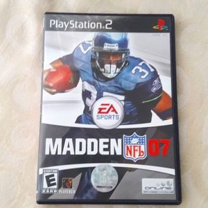 PlayStation 2 Madden NFL 07 PS2 DVD